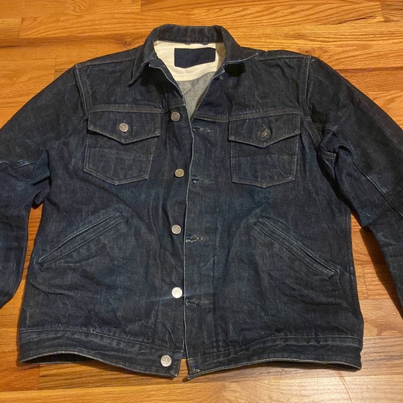 Big John Rare Jean Jacket R601-9 -EUC Size M/L - Picture 5 of 15